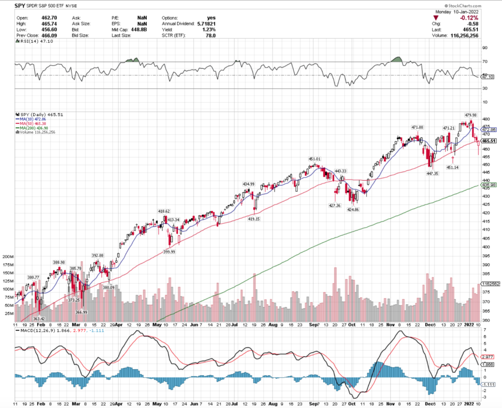 SPY ETF - SPDR S&P500 ETF's Performance Over The Last Year