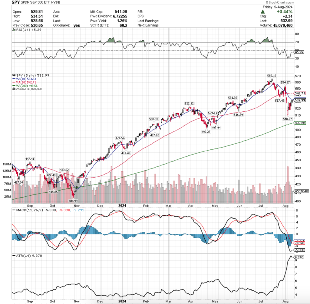 SPY ETF - SPDR S&P 500 ETF's Technical Performance Over The Past Year