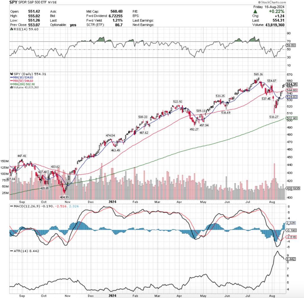 SPY ETF - SPDR S&P 500 ETF's Technical Performance Over The Past Year