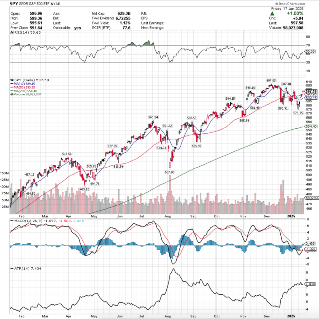 SPY ETF - SPDR S&P 500 ETF's Technical Performance Over The Past Year