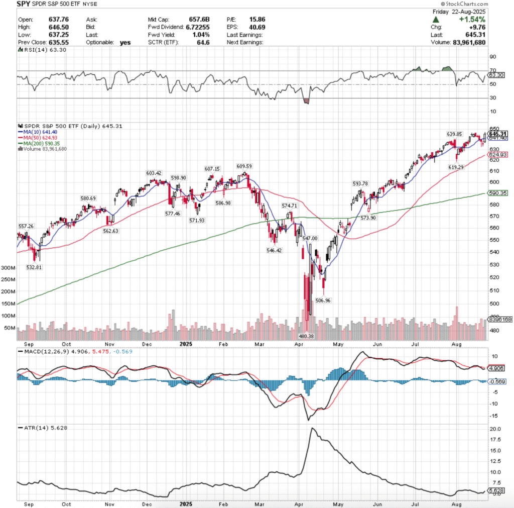 SPY ETF - SPDR S&P 500 ETF's Technical Performance Over The Past Year